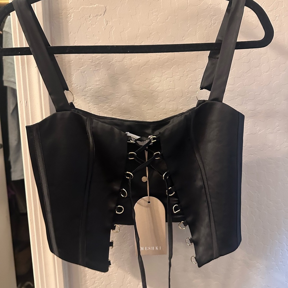 Meshki Satin Corset top